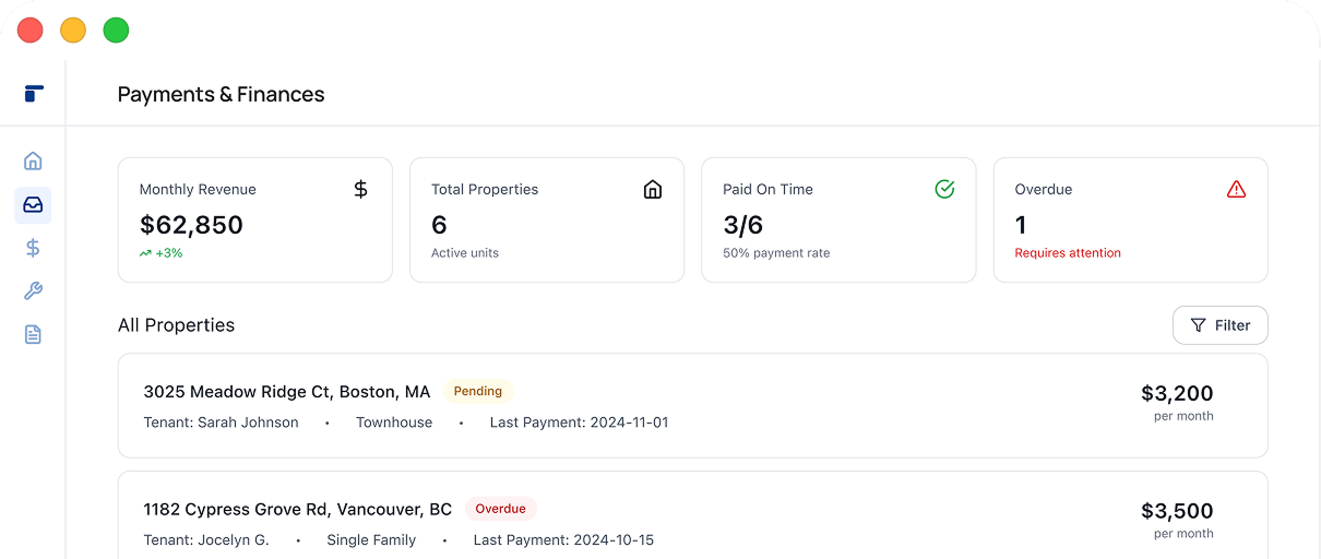 Rent Automation Dashboard